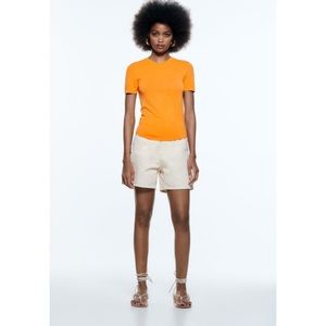 Zara Basic Extrafine Knit Top